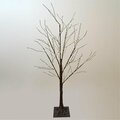Surprise 42 in. Plastic Micro Light Tree Outdoor Decoration Brown SU2739408
